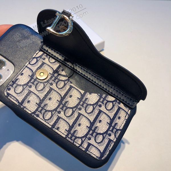 Dior手機套 迪奧插卡手機殼 官網同步跟新 原版三包軟殼 可當零錢包  mmk1057
